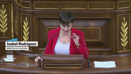 Isabel Rodríguez: "El libre mercado no es la solución"