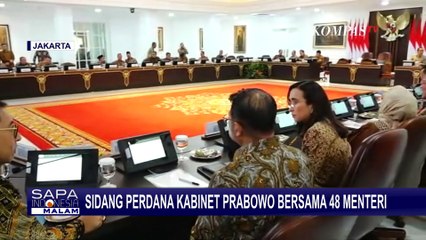 Di Depan Menteri dan Kepala Badan, Prabowo: Utamakan Kepentingan Bangsa dan Negara!