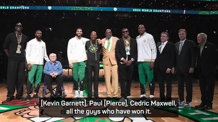 Celtics stars amazed with 'special' NBA ring ceremony