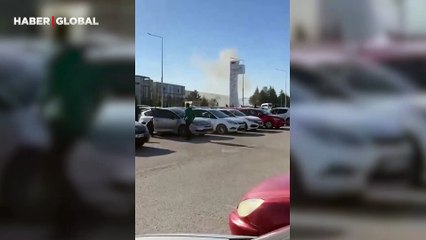 TUSAŞ’taki saldırı anı kamerada! İşte o patlama...