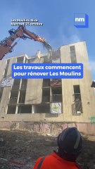 Nice : Les travaux aux Moulins ont commencé, Christian Estrosi était sur place