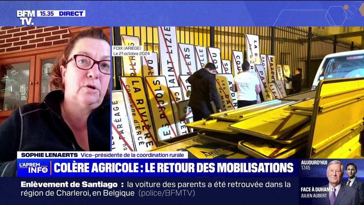 Colère des agriculteurs: "On va essayer de tout faire pour déranger le moins possible la population qui nous a soutenus", précise Sophie Lenaerts, vice-présidente de la Coordination rurale