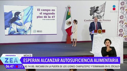 México buscará alcanzar la autosuficiencia alimentaria: Julio Berdegué