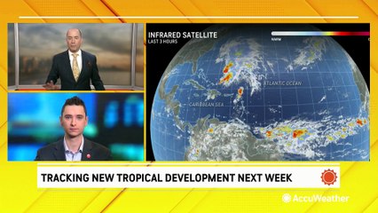 Tracking new tropical development next week