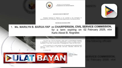 PBBM, isinumite na sa C.A. ang ad interim appointment ng ilang opisyales ng CSC at AFP