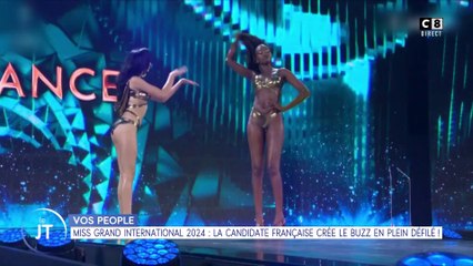Vos people : La candidate française de Miss Grand International crée le buzz en plein défilé !