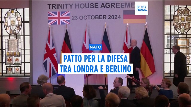 Difesa, firmato un accordo storico per la sicurezza tra Regno Unito e Germania