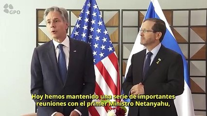 Blinken insiste en férreo compromiso de EE.UU. con Israel tras reunión con Gallant