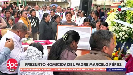 Detienen al presunto asesino del padre Marcelo Pérez Pérez