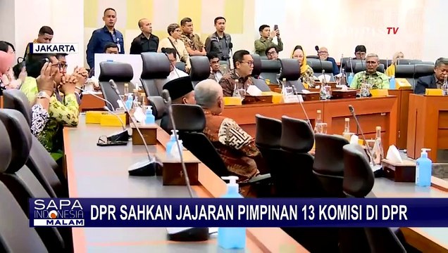 Sah! DPR Resmikan 13 Komisi, Berikut Deretan Komisi yang Sudah Disahkan