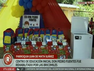 Cojedes | Bricomiles rehabilita el C.E.I “Don Pedro Fuentes” en la pqa. Juan de Mata Suárez