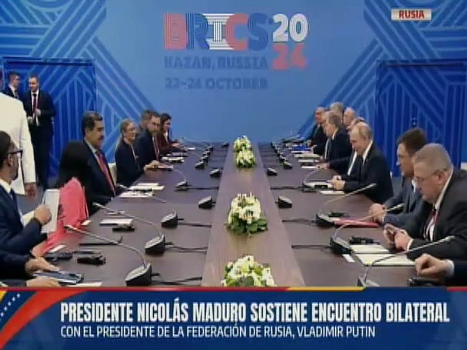 Presidente Nicolás Maduro sostuvo reunión bilateral con su homólogo ruso Vladímir Putin
