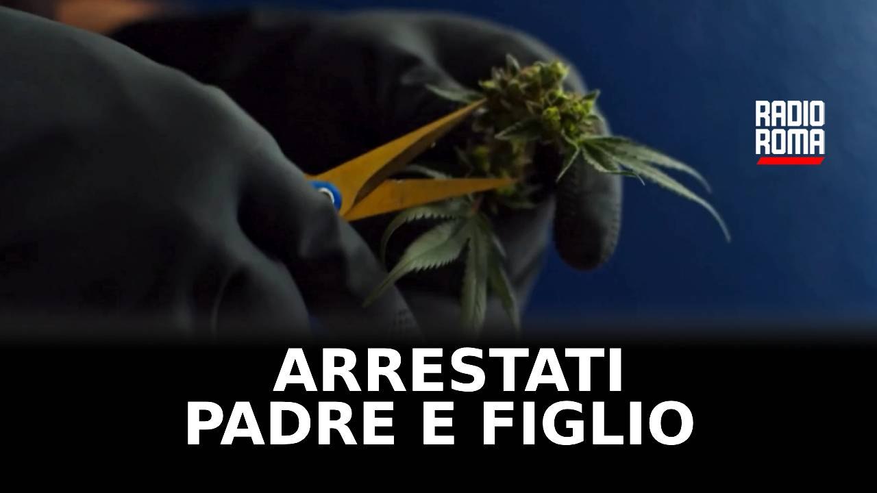 Oltre 30 kg di droga in casa, arrestati padre e figlio