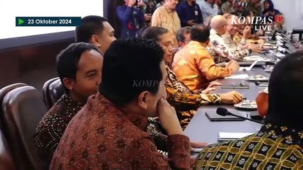 Dipimpin Prabowo, Ini Suasana Sidang Perdana Kabinet Merah Putih di Istana