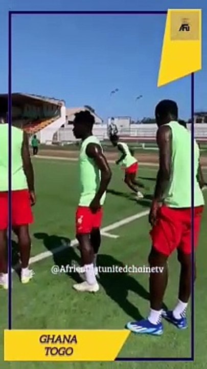 TOURNOI QUALIFICATIF CAN 20 UFOAB Lomé 2024 Groupe A | Journée 3  Echauffement de l’équipe nationale Togolaise  et Ghanéenne  avant le match choc ⚽  au stade municipal de Kegué