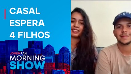 Natasha Dias e Alisson Rayner RELATAM a REAÇÃO com chegada dos QUADRIGÊMEOS no Morning Show
