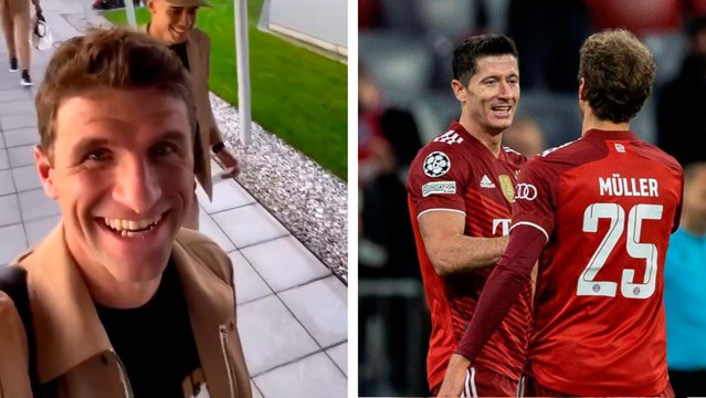 Thomas Müller 'mete miedo' a Lewandowski y al Barcelona: Lewy ya vamos