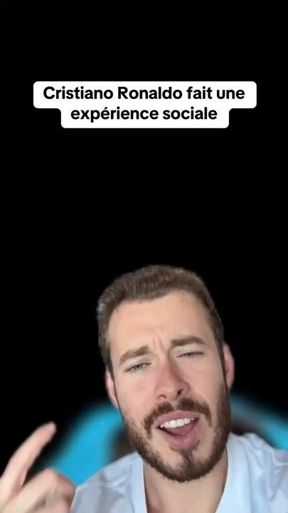 CR7 fait une experience sociale
