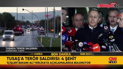 TUSAŞ'a terör saldırısı! Bakan Yerlikaya: 1'i kadın 2 terörist öldürüldü