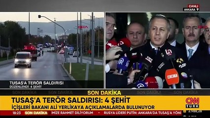 SON DAKİKA HABERİ: TUSAŞ'a terör saldırısı! Bakan Yerlikaya: 1'i kadın 2 terörist öldürüldü