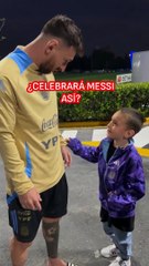 La reacción de Messi a la increíble petición de este niño