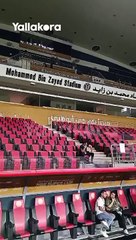 على أتم الاستعدادا... كاميرا يلاكورة تتجول داخل ملعب محمد بن زايد مستضيف مباراة الأهلي والزمالك  #كأس_السوبر_المصري