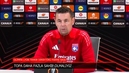Lyon Teknik Direktörü Sage, Beşiktaş maçı öncesi açıkladı! Zaha oynayacak mı?