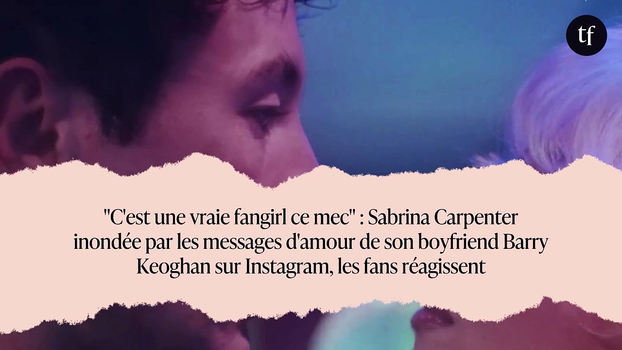 "C'est une vraie fangirl ce mec" : Sabrina Carpenter inondée par les messages d'amour de son boyfriend Barry Keoghan sur Instagram, les fans réagissent