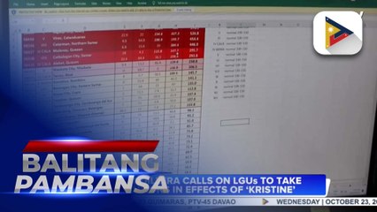 MGB Cordillera calls on LGUs to take precautions amid effects of ‘Kristine’