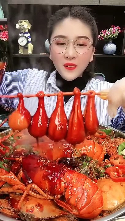 Chinese eating Mukbang : (ASMR Eating Show Fat Meat, Pork Belly, Noodles) 