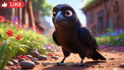 The Careful Crow and the Water Jug Story For Children's