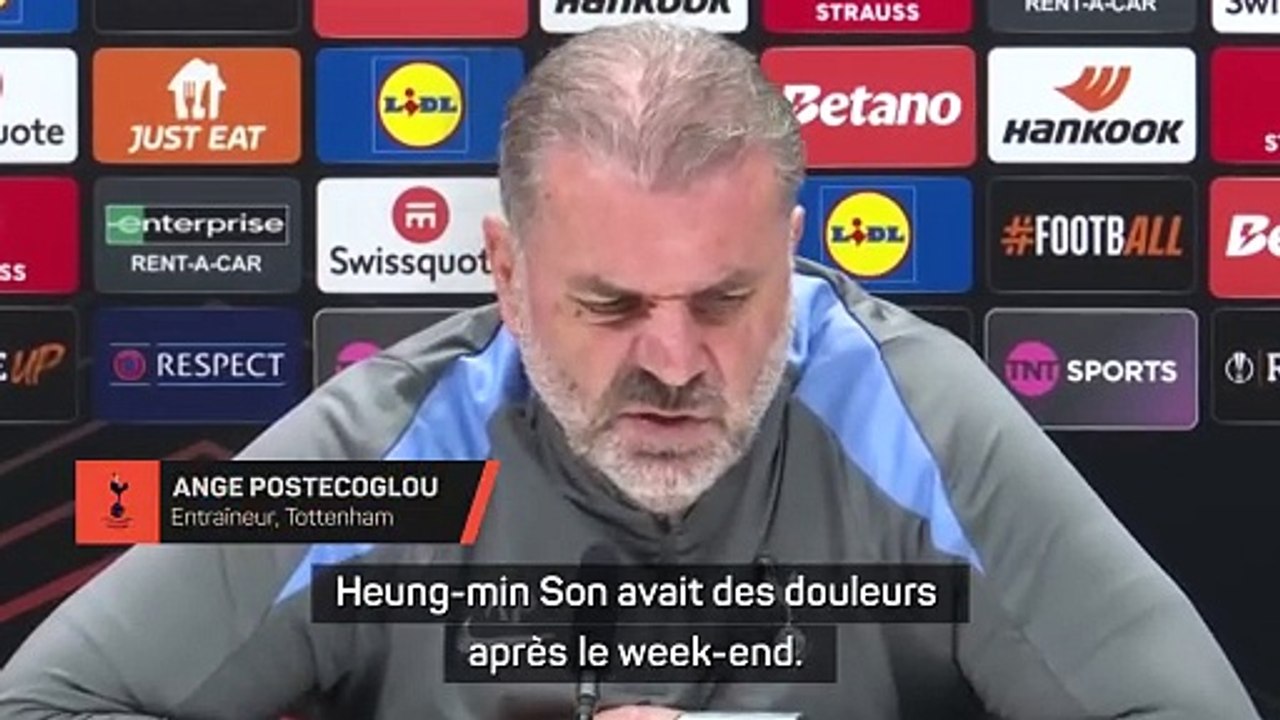 Postecoglou laisse Son au repos