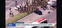 VÍDEO: Polícia do Rio de Janeiro prende dezenas de torcedores do Peñarol