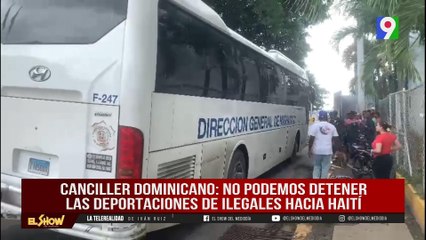 Canciller Álvarez le da contundente respuesta a Haití | El Show del Mediodía