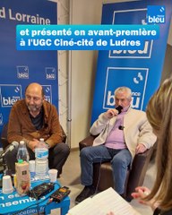 Kad Merad et Claude Lelouch dans les studios de France Bleu Sud Lorraine pour la sortie de "Finalement"