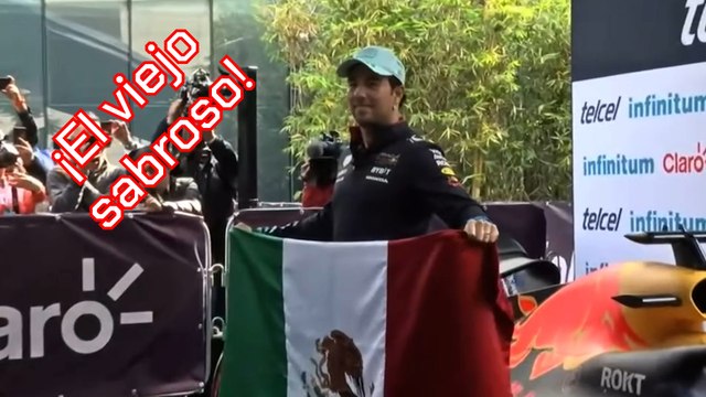 Checo Pérez es ovacionado por sus fans mexicanos con su peculiar apodo: El viejo sabroso
