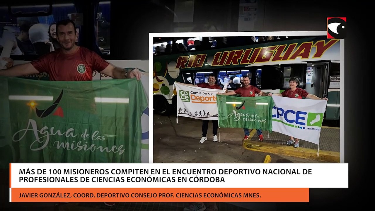 Más de 100 misioneros compiten en el Encuentro Deportivo Nacional de profesionales de Ciencias Económicas en Córdoba
