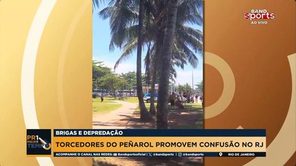 CENAS LAMENTÁVEIS! TORCEDORES DO PEÑAROL CAUSAM CONFUSÃO NO RIO DE JANEIRO | PRIMEIRO TEMPO