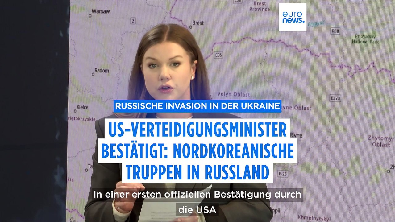 US-Verteidigungsminister: Nordkoreanische Truppen in Russland