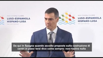 Pedro Sanchez: all'Europa serve una "visione positiva" sull'immigrazione