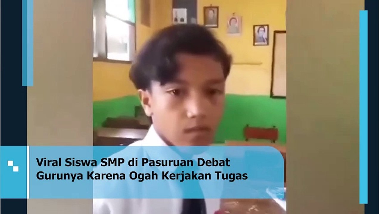 Parah! Siswa SMP di Pasuruan Berani Debat Gurunya