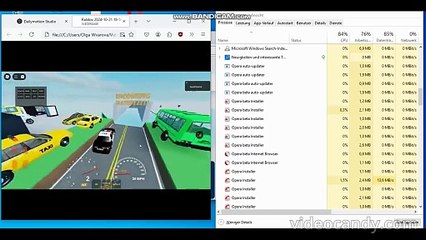 Firefox (Roblox Car Ride) vs Task Manager Windows 10 (Opera and Opera Beta vs Opera Developer vs Opera GX) while updating Opera - with Background Music