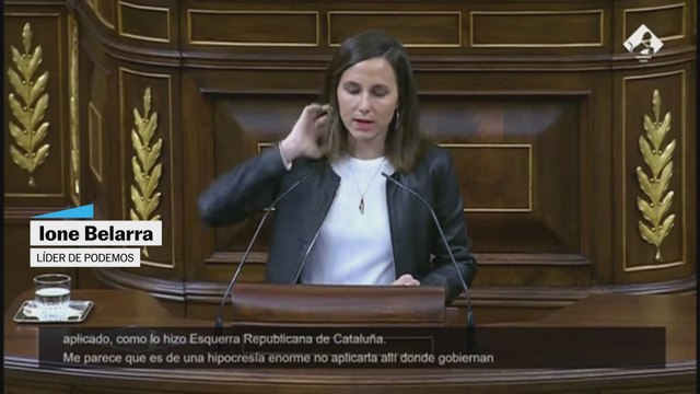 Belarra: Defienden a los rentistas porque son rentistas