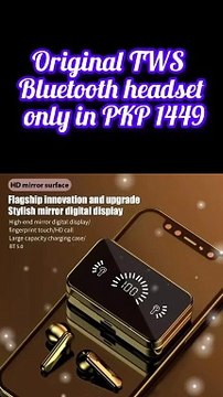 LED Display Screen Noise Reduction Bluetooth 5.1 Touch Control HIFI Headphones only in PKP 1449