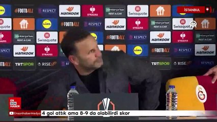 Okan Buruk: 4 gol attık ama 8-9 da olabilirdi skor