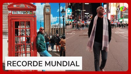 Brasileiro entra para o Guinness como o mais rápido a visitar os 196 países do mundo