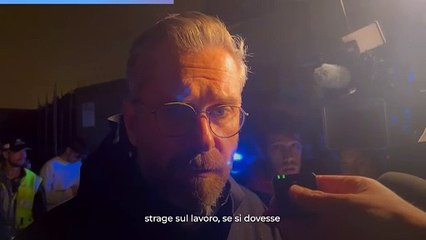 Il sindaco Lepore sul posto  dell?esplosione alla Toyota