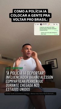 Influenciador baiano Alesson compartilha perrengue durante chegada nos Estados Unidos: “A polícia ia deportar”