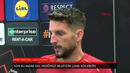Mertens: Niye bu kadar gol yediğimizi bilseydim çıkar söylerdim