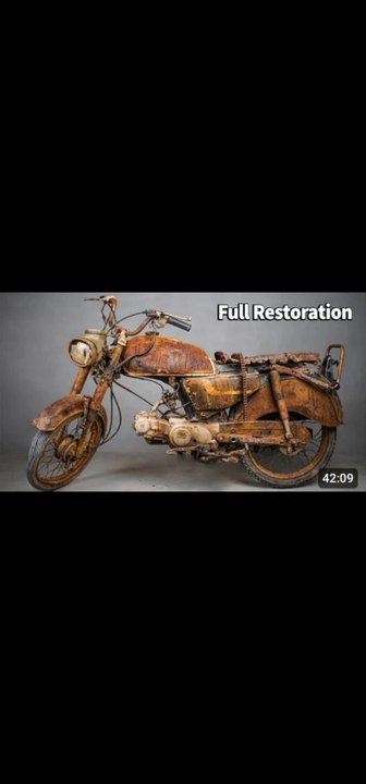 Full Restoration 40 Years Old ruined Classic Motorcycle